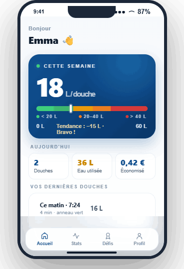 Aperçu de l'application Molleau pour particuliers